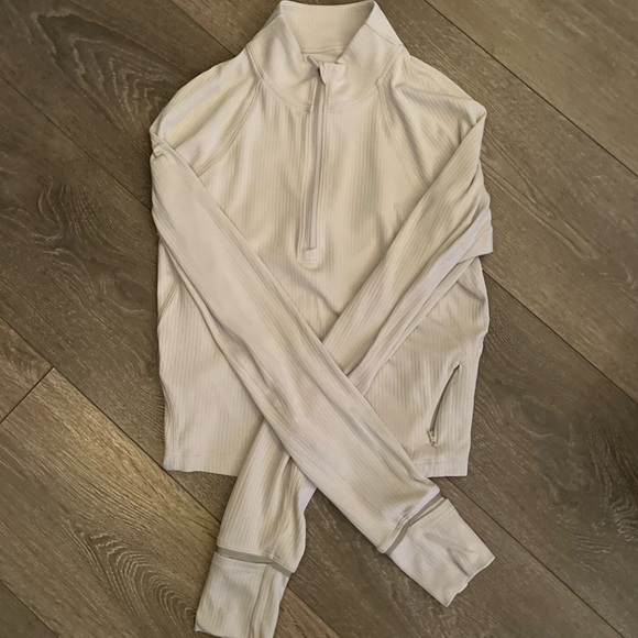 Rulu Ribbed Cropped Half Zip - Picture 3 of 5